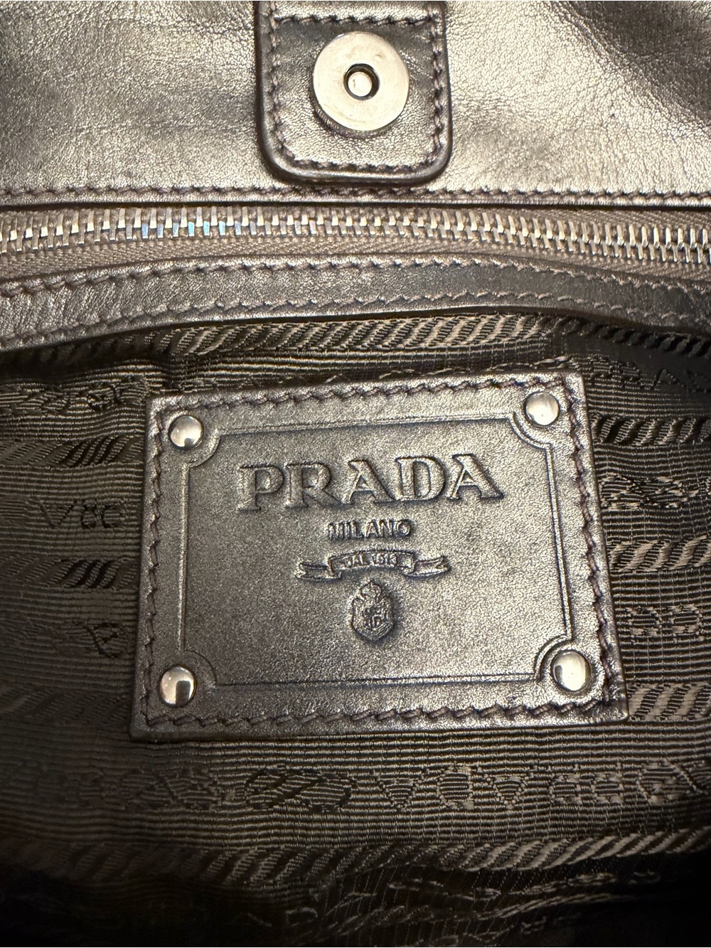 Prada Vintage Nappa Leather Woven Hobo Bag - Picture 4 of 14